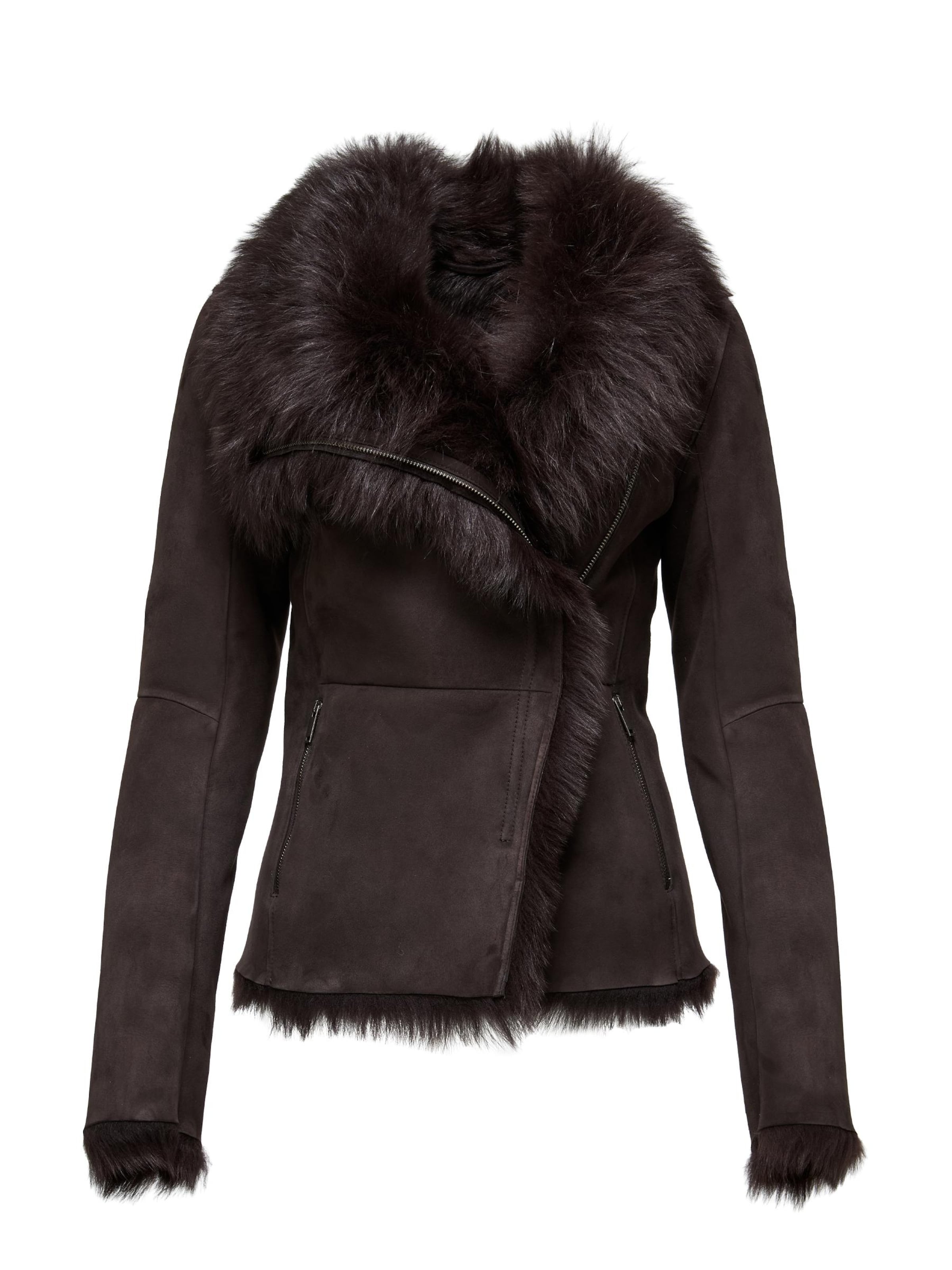 V S P Winterjas 'Adila' in Bruin: voorkant