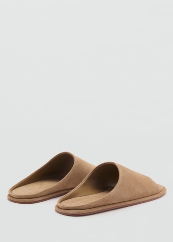 MANGO Mules 'Babu' in Beige