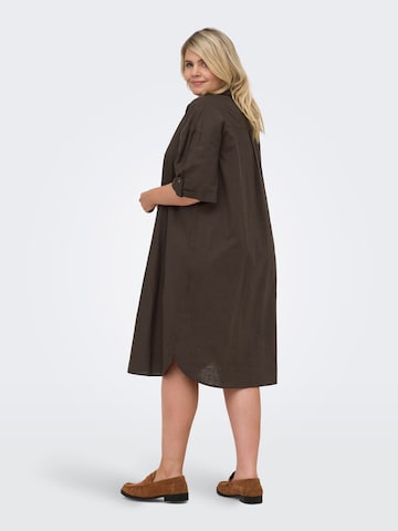 Robe-chemise ONLY Carmakoma en marron