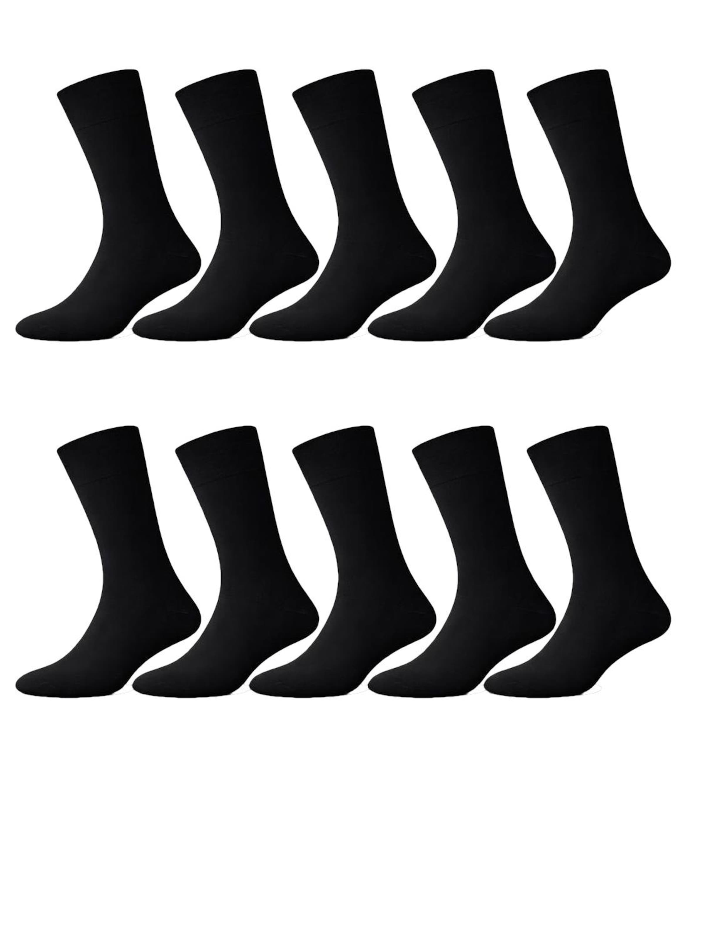 Cocain Underwear Socks in Black: front
