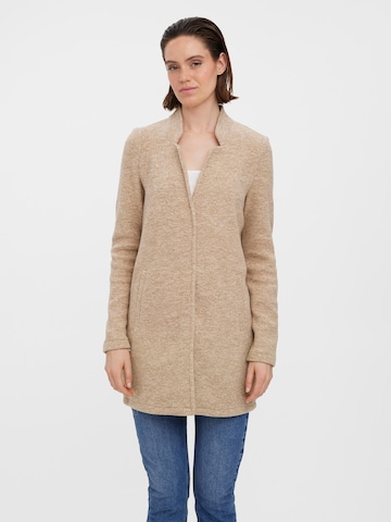 VERO MODA Between-Seasons Coat 'Katrine' in Brown: front