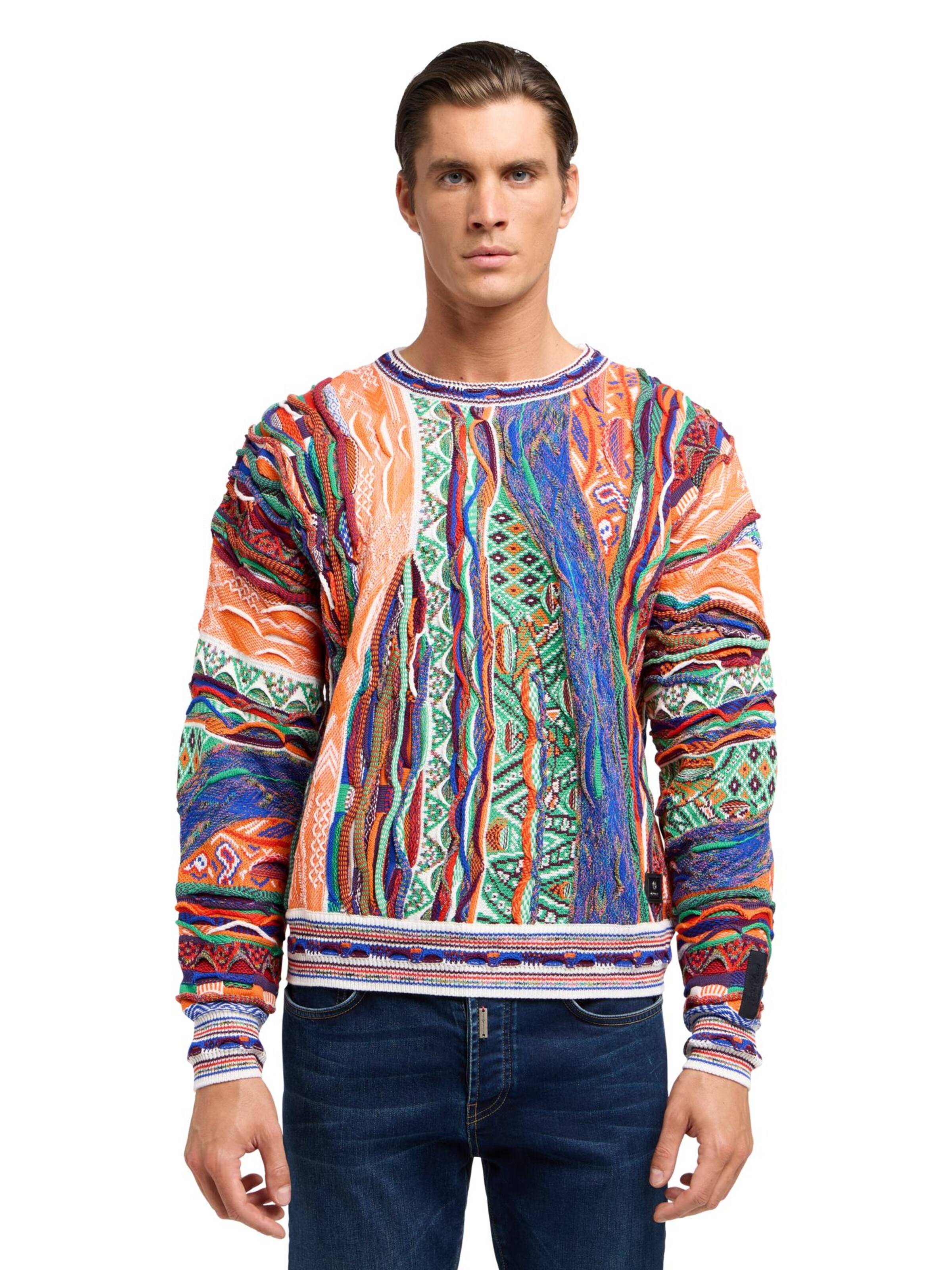 Carlo Colucci Pullover ' Di Palo ' in Mischfarben: Vorderseite