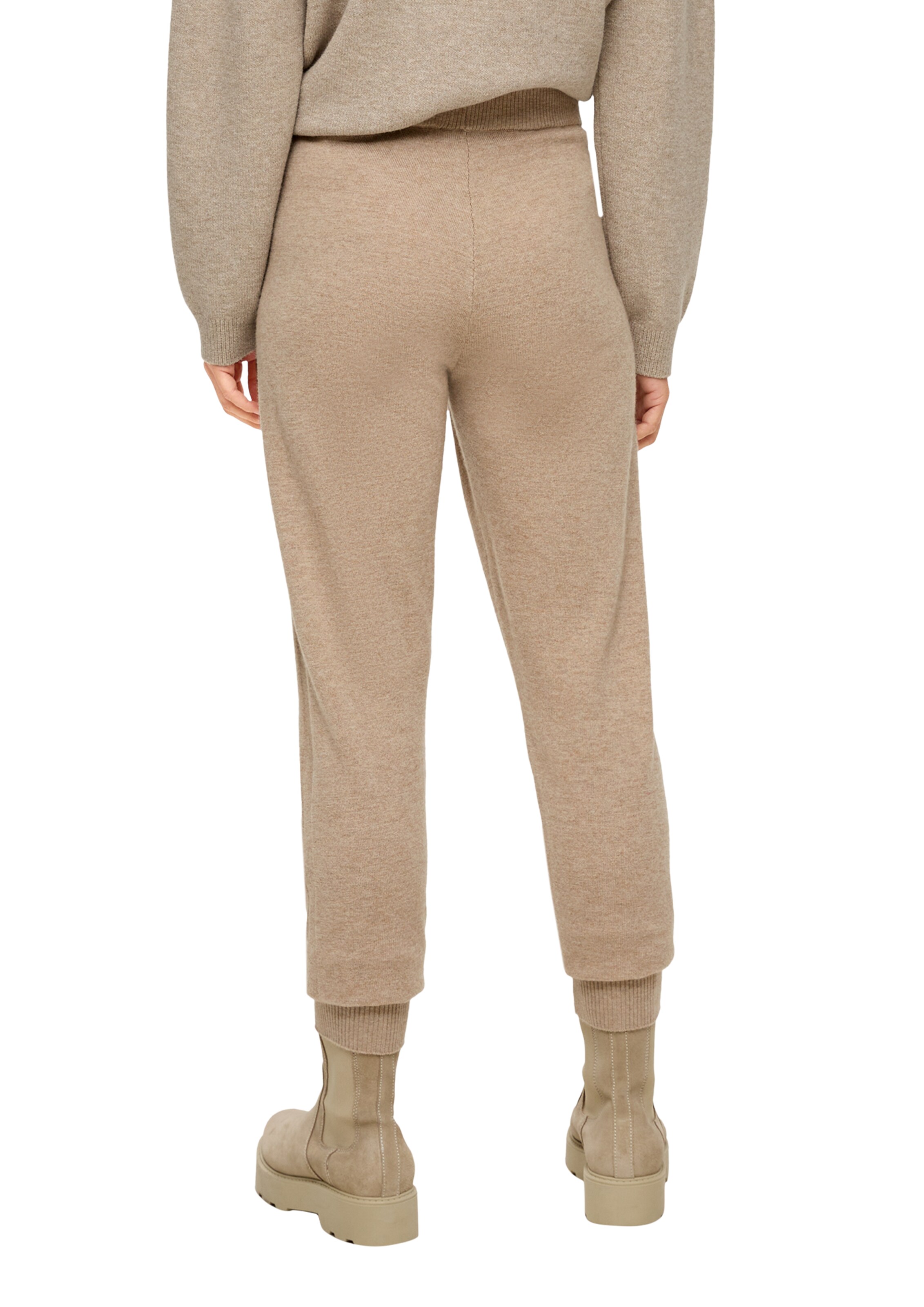 s.Oliver Tapered Trousers in Beige