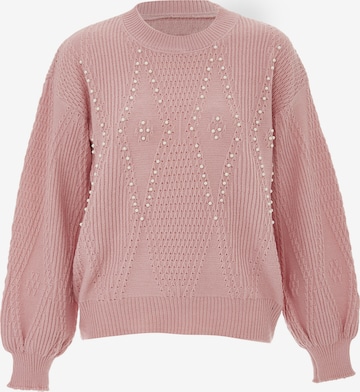 Pull-over NALLY en rose : devant