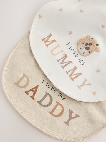 Next Лигавник 'I Love My Mummy/Daddy' в бежово
