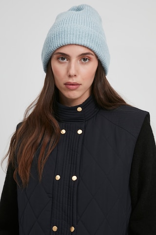 ICHI Muts 'AIVO HO' in Blauw: voorkant