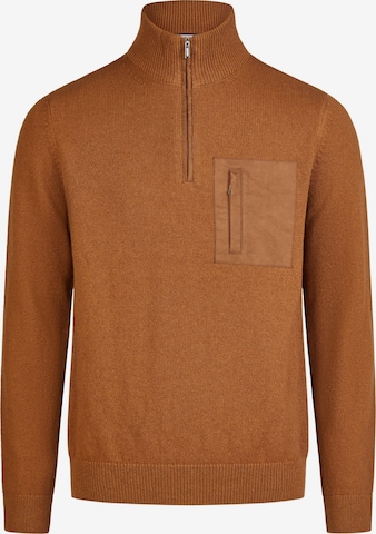 Pull-over HECHTER PARIS en beige : devant
