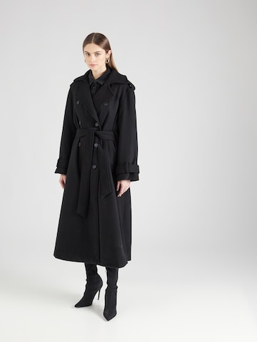 Gina Tricot Mantel in Schwarz: Vorderseite