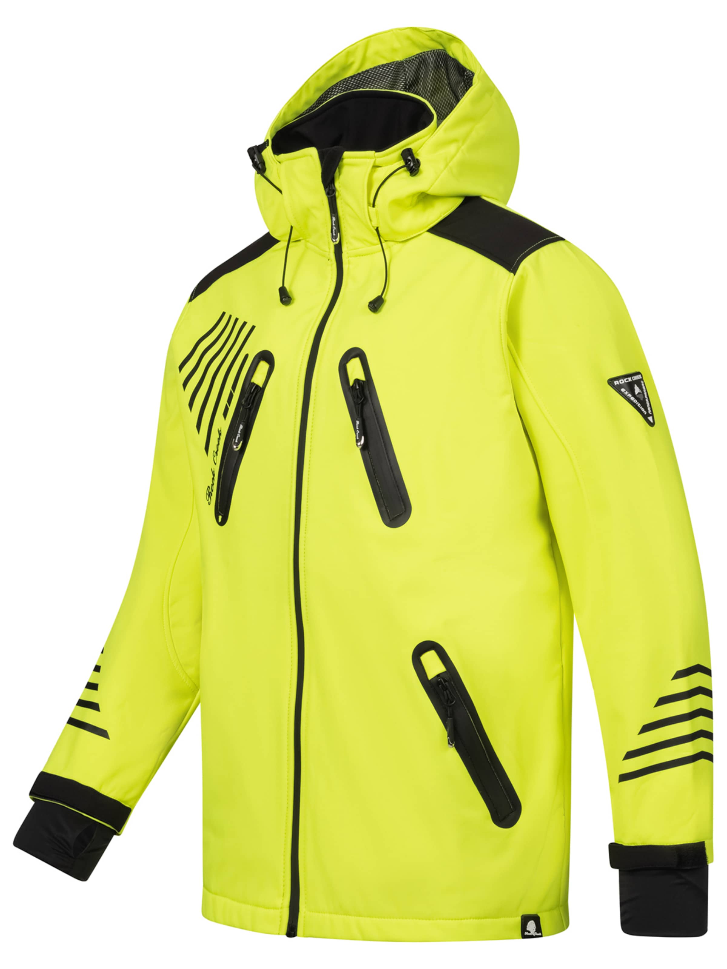 Rock Creek Outdoorjacke in Gelb