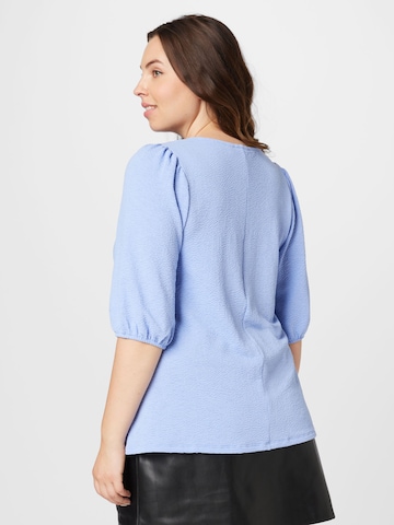 EVOKED Bluse in Blau