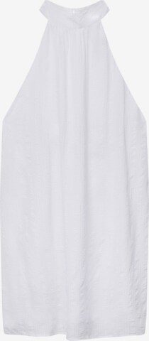 Pull&Bear Letnia sukienka w kolorze biały: przód