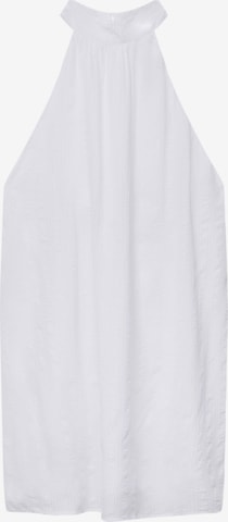 Robe d’été Pull&Bear en blanc : devant