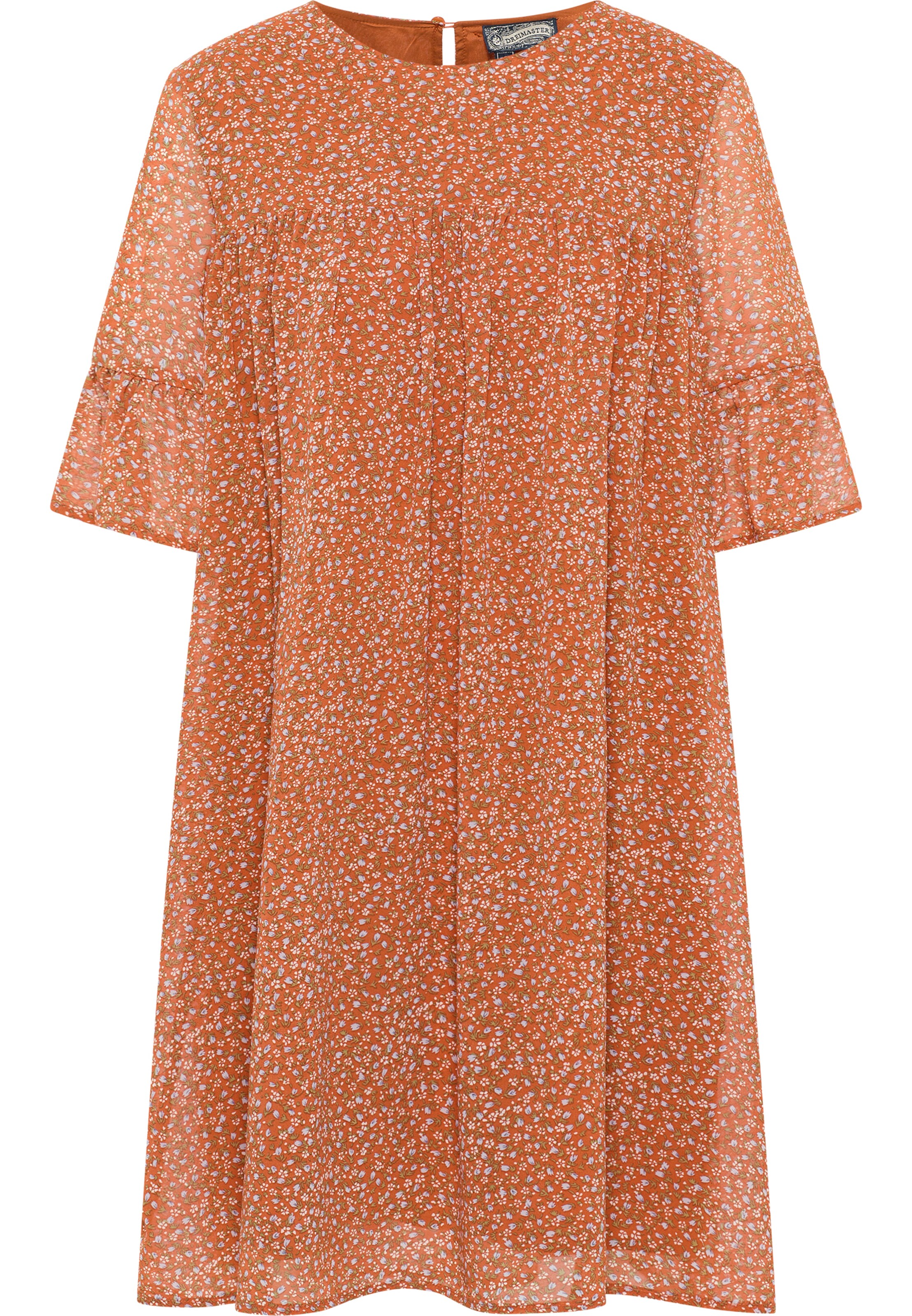 DreiMaster Vintage Kleit 'Zitha', värv oranž: eest vaates