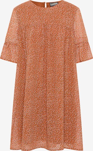 DreiMaster Vintage - Vestido 'Zitha' em laranja: frente