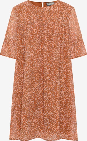 Robe 'Zitha' DreiMaster Vintage en orange : devant