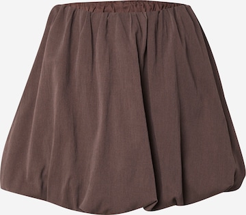 Fustă 'PCNALILA' de la PIECES pe maro: față