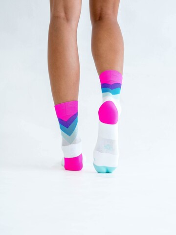 INCYLENCE Athletic Socks 'GRADES' in Pink