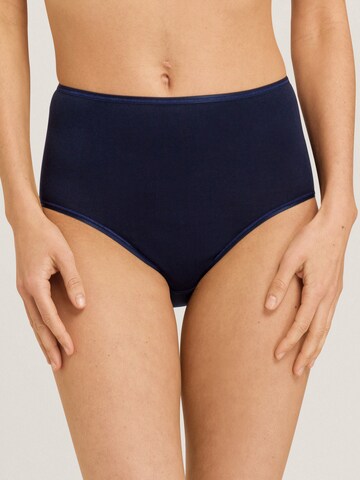 Hanro Slip ' Cotton Seamless ' in Blauw: voorkant