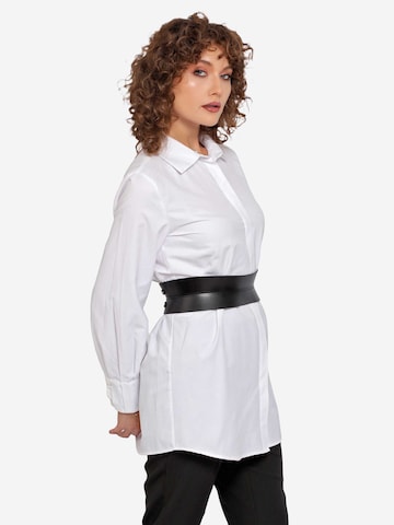 Haute Cuir - Cinturón 'Slim Sablier Corset Belt' en negro