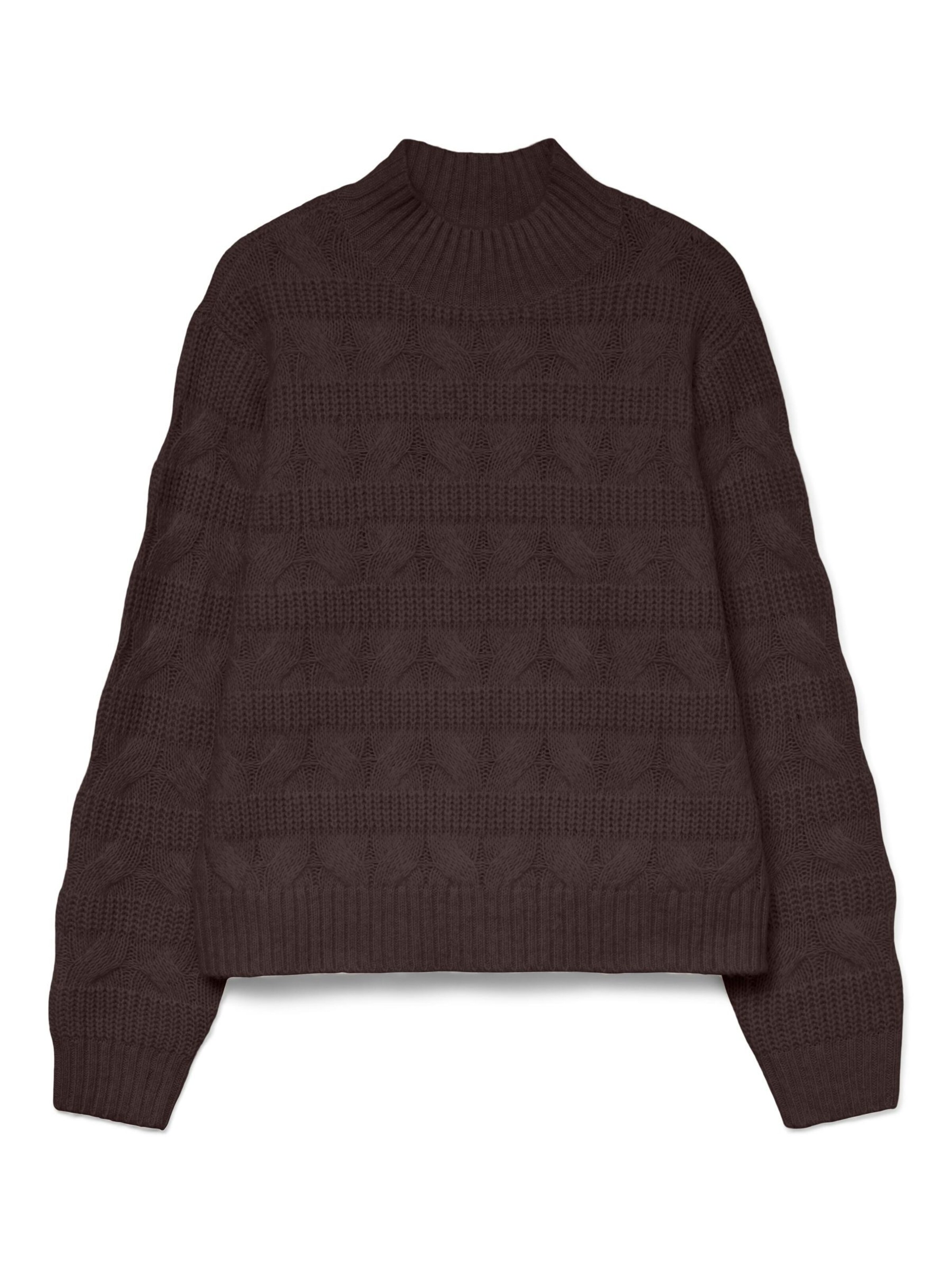 VERO MODA Pullover 'VMVirgo' in Braun: Vorderseite