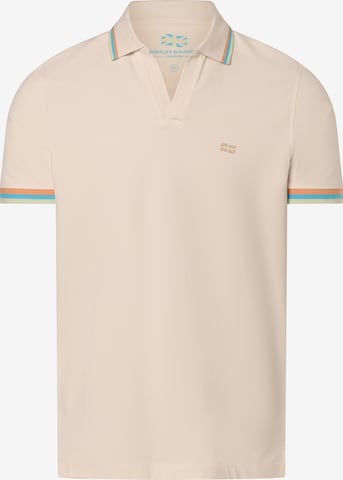 Finshley & Harding London Poloshirt in Weiß: predná strana