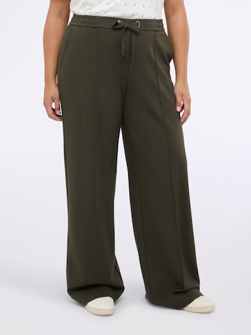 Regular Pantalon Fiorella Rubino en vert
