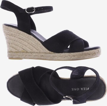 Pier One Sandals & High-Heeled Sandals in 38 in Black: front