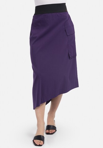 HELMIDGE Skirt in Purple: front