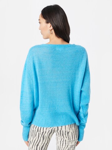 120% Lino Sweater in Blue