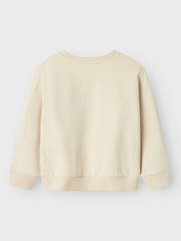NAME IT Sweatshirt 'NMFSMILE' in Beige