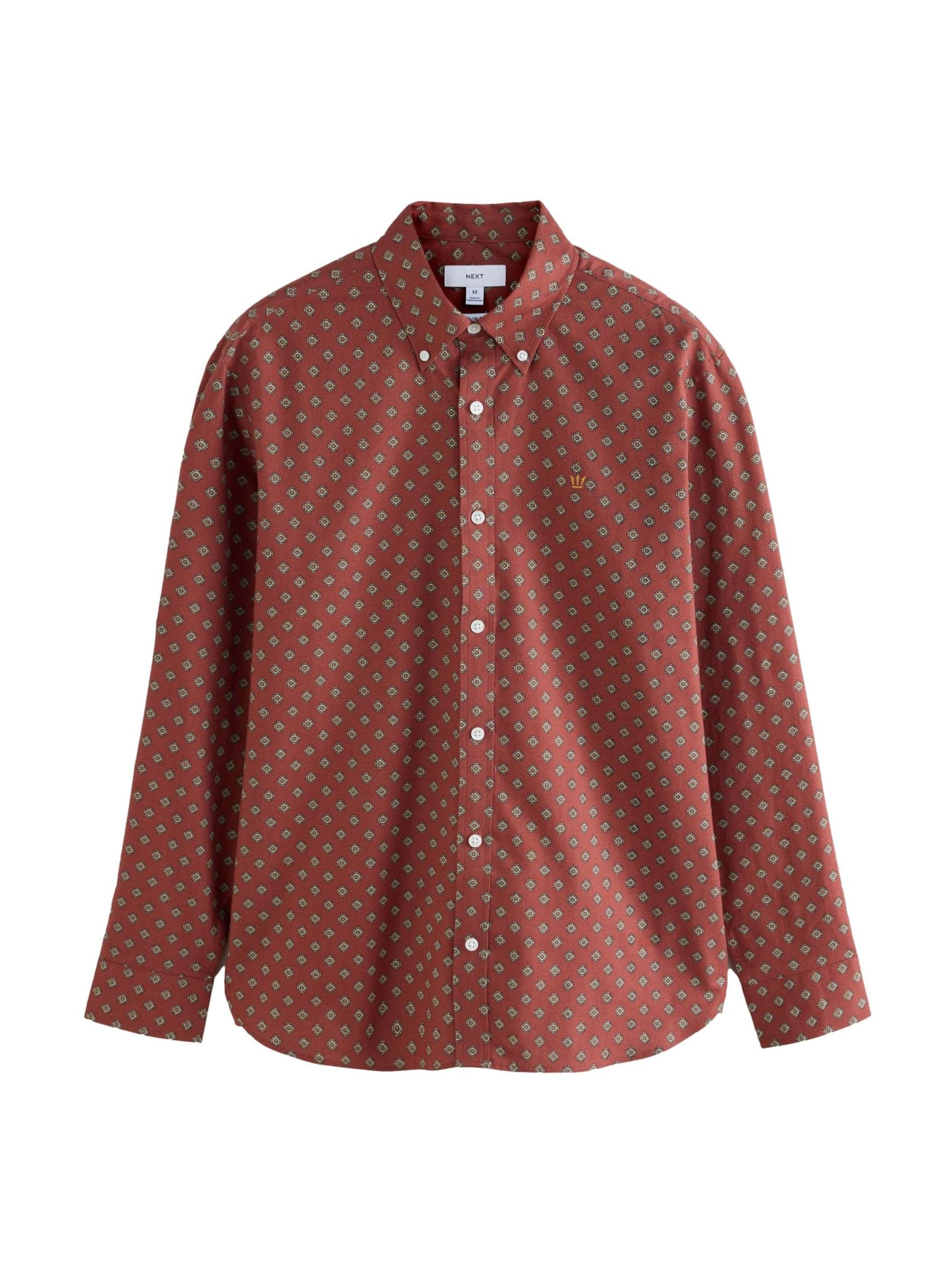 Next Slim Fit Paita värissä punainen: etupuoli