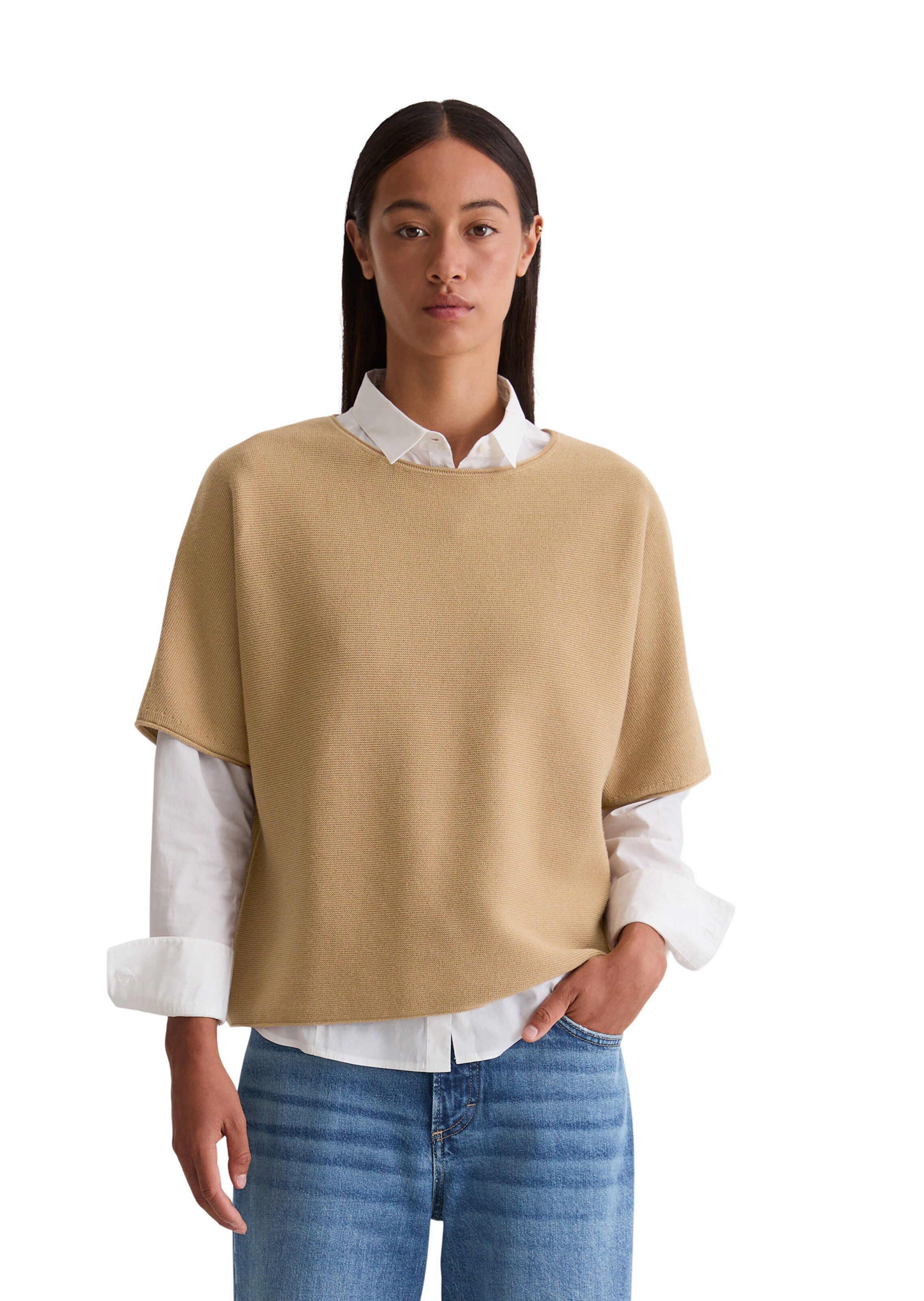 Marc O'Polo Sweater in Brown: front