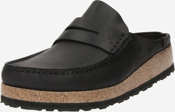 BIRKENSTOCK Pantolette 'LEOI' i svart: framsida