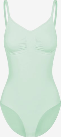 cfab Alakformáló body 'Bodysuit Sculpting Shapewear mit Slip' - zöld: elől