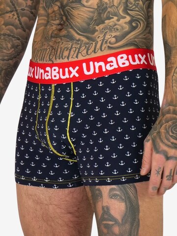 UNABUX Boxershorts in Blau