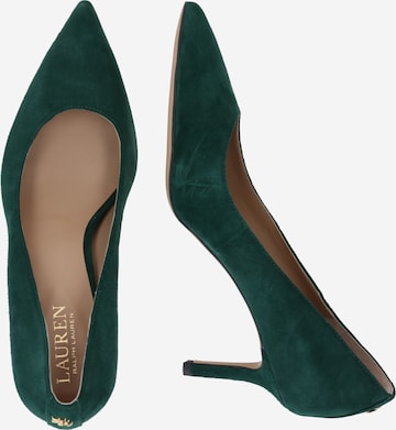 Lauren Ralph Lauren - Zapatos con plataforma 'LANETTE' en verde