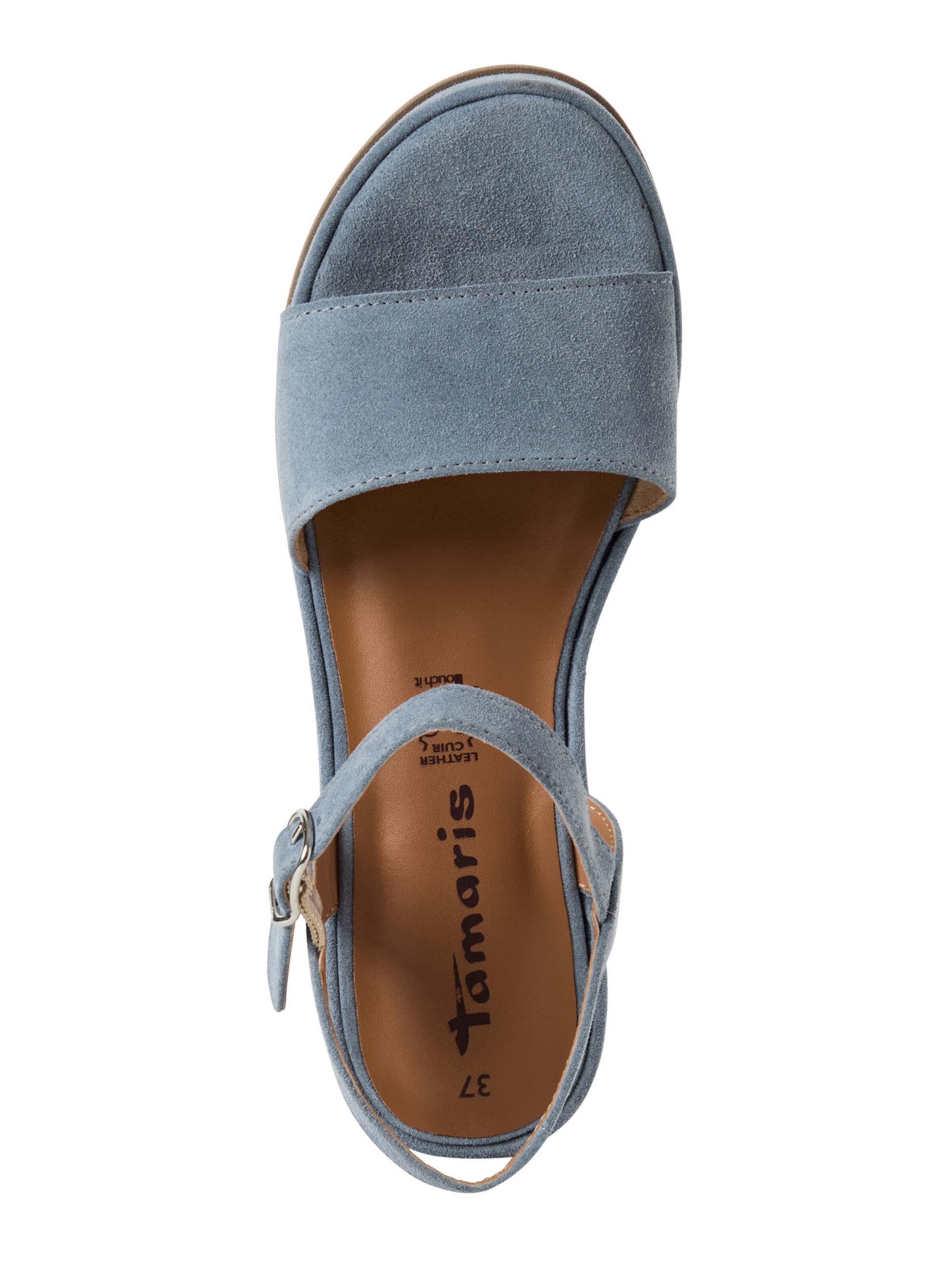 Tamaris Сандали в синьо