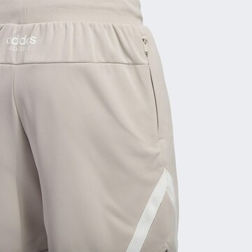 ADIDAS PERFORMANCE Loose fit Workout Pants in Beige