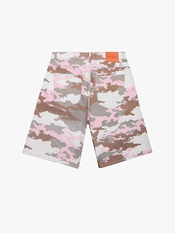 Wide Leg Pantalon 'Camo' BLUE SKY INN en rose