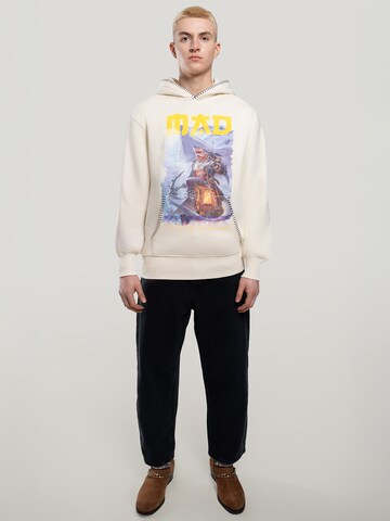 MAD TIGERS Sweatshirt 'Dark Oceans' in Beige