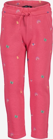 BLUE SEVEN Regular Housut värissä vaaleanpunainen: etupuoli