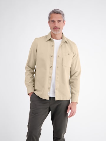 LERROS Regular fit Button Up Shirt in Beige: front