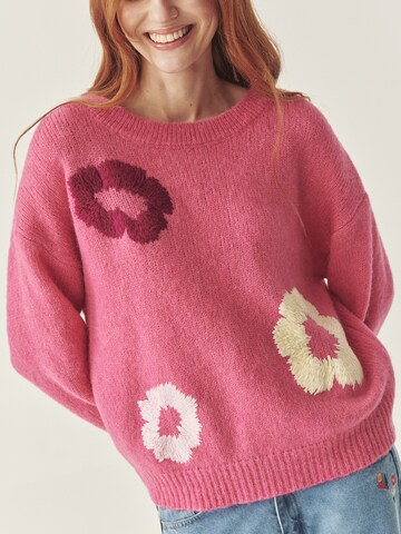 TATUUM Πουλόβερ 'Emiko' σε ροζ: μπροστά