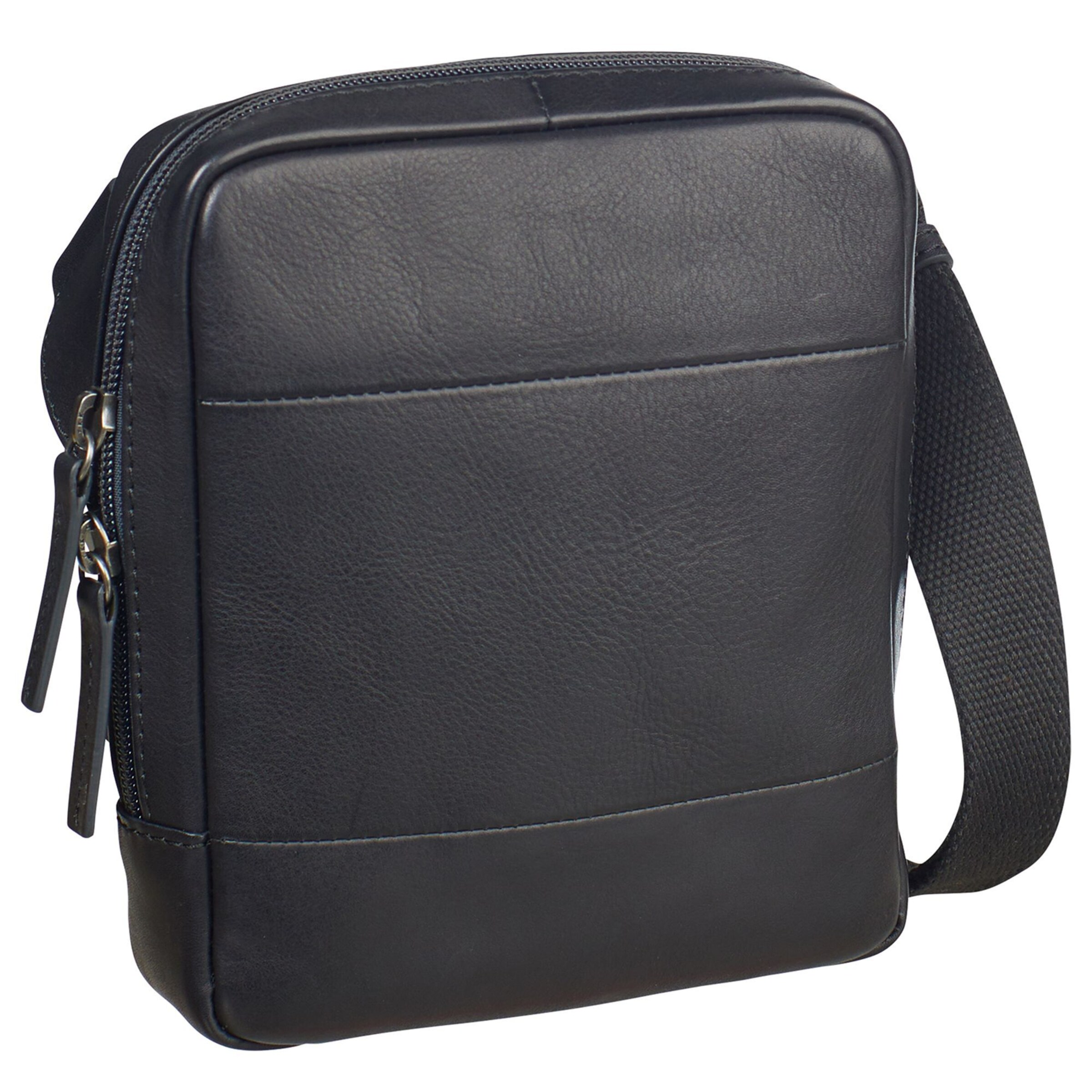 LEONHARD HEYDEN Crossbody bag 'Hamburg' in Black: front