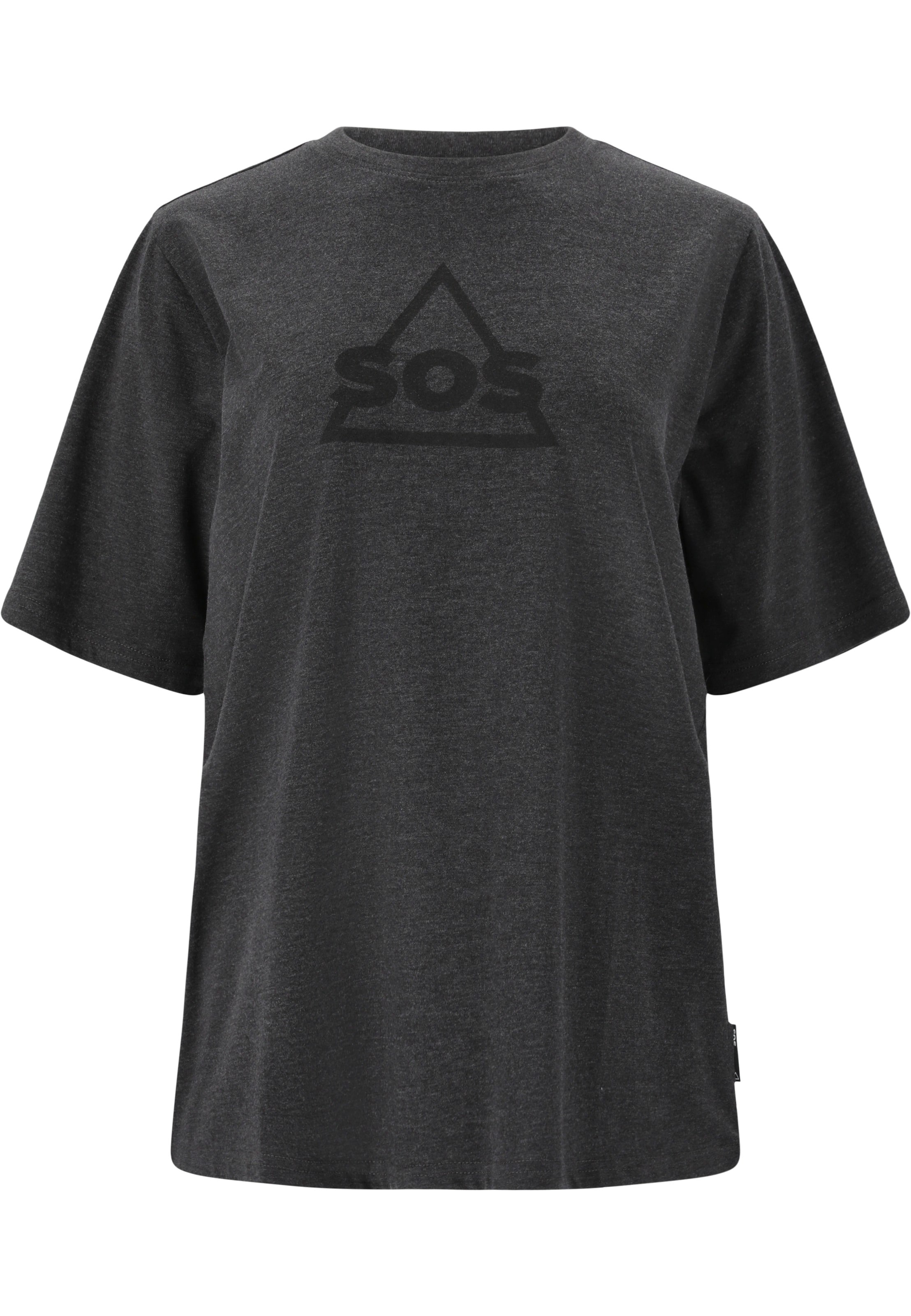 SOS Performance shirt in Grey: front