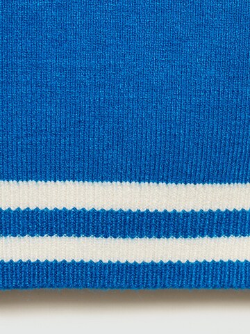MANGO Knitted top 'ELVIS' in Blue
