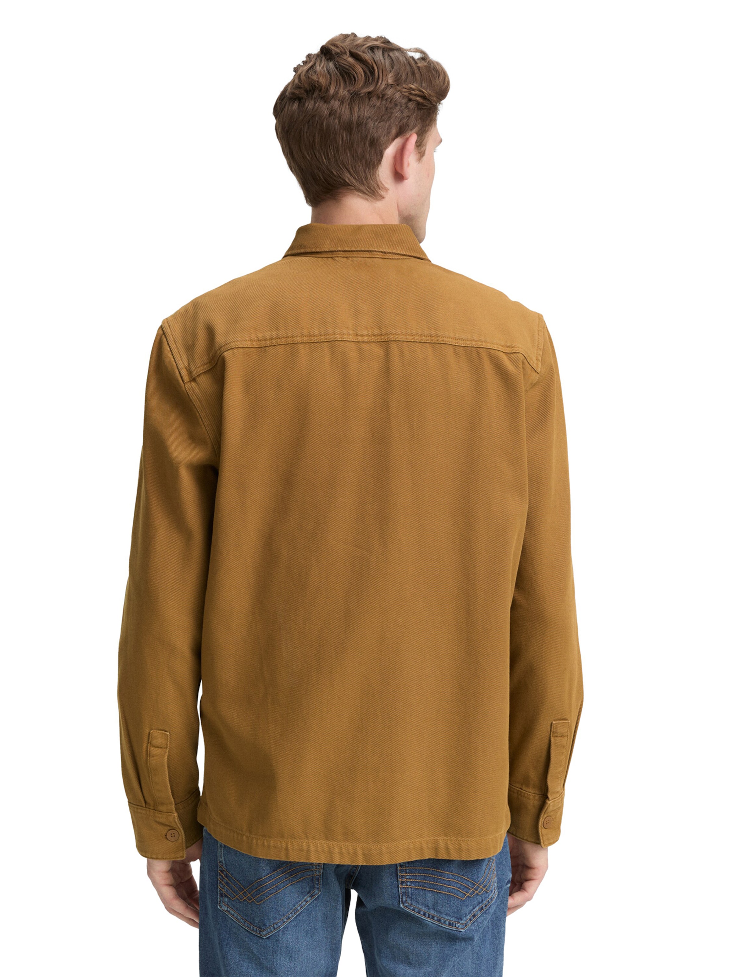 TOM TAILOR - Ajuste regular Chaqueta de entretiempo en marrón