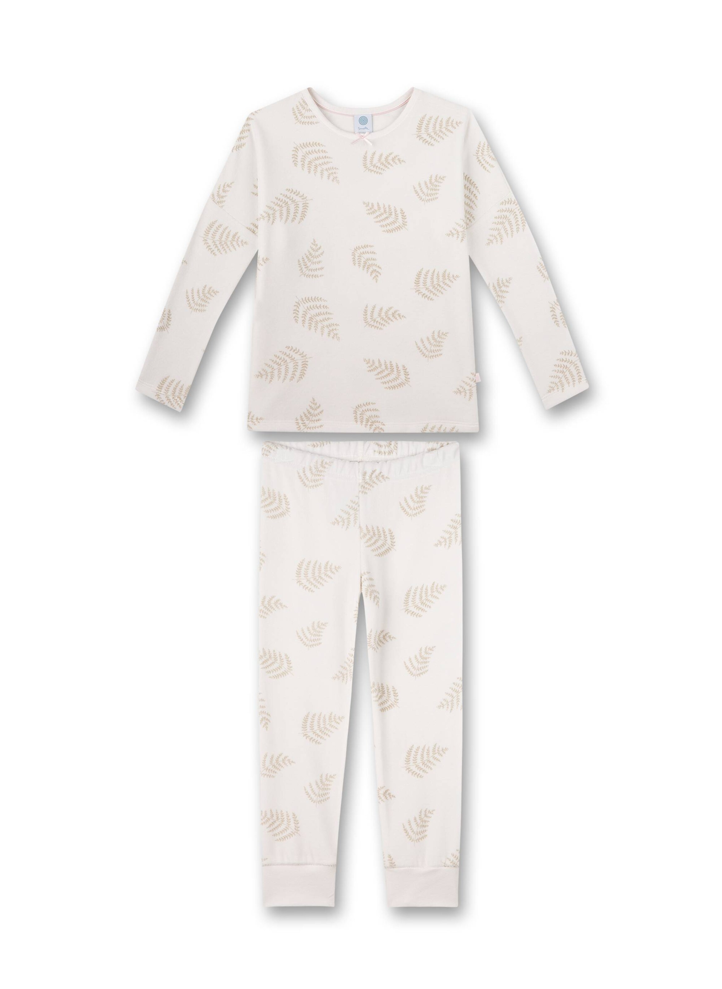 Sanetta Pajamas in White: front