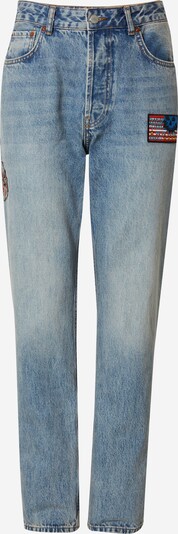 Luka Sabbat for ABOUT YOU Jean 'Ramon' en bleu / rouge / noir / blanc cassé, Vue avec produit