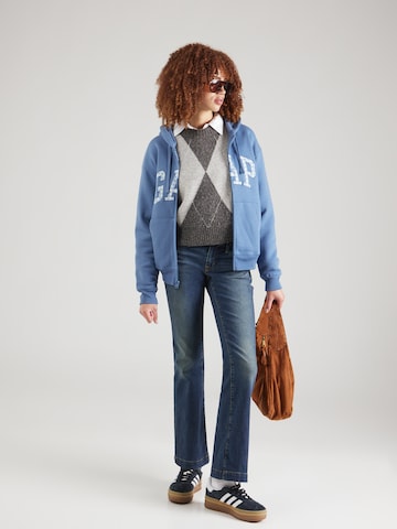 GAP Sweatjacka 'Heritage' i blå